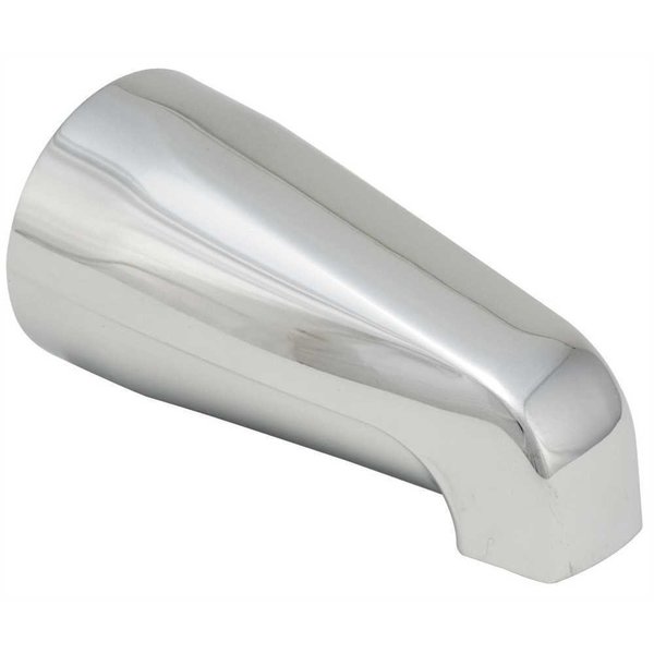 Proplus Bathtub Spout W/ Adjustable Slide Connector in Chrome 101002